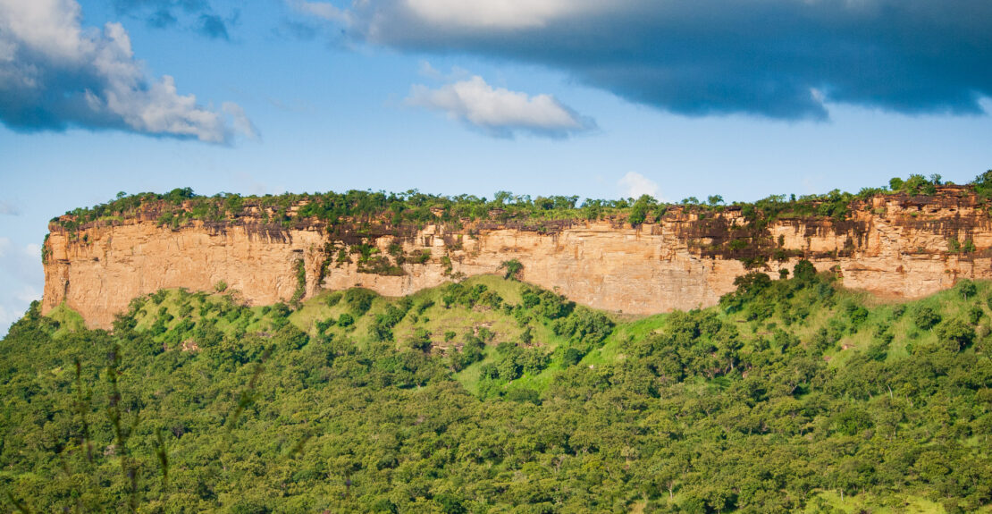 The escarpment of Nakpanduri, Ghana.